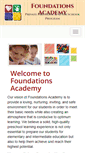 Mobile Screenshot of foundations-academy.com